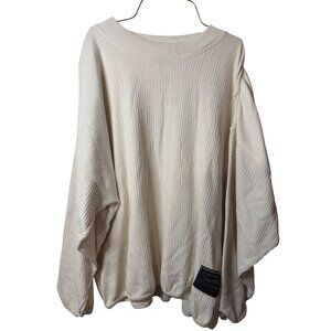 Unionbay Mens Large Textured Knit Sweater Oversized Comfy Pullover Cozy Lounging